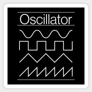 Eurorack Oscillator. Modular Synth Musician Sticker